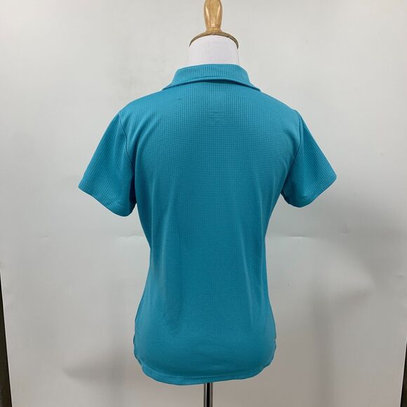 The North Face Flight Series Polo Shirt Womens S Small Blue Short Sleeve 1/4 Zip - Picture 3 of 14